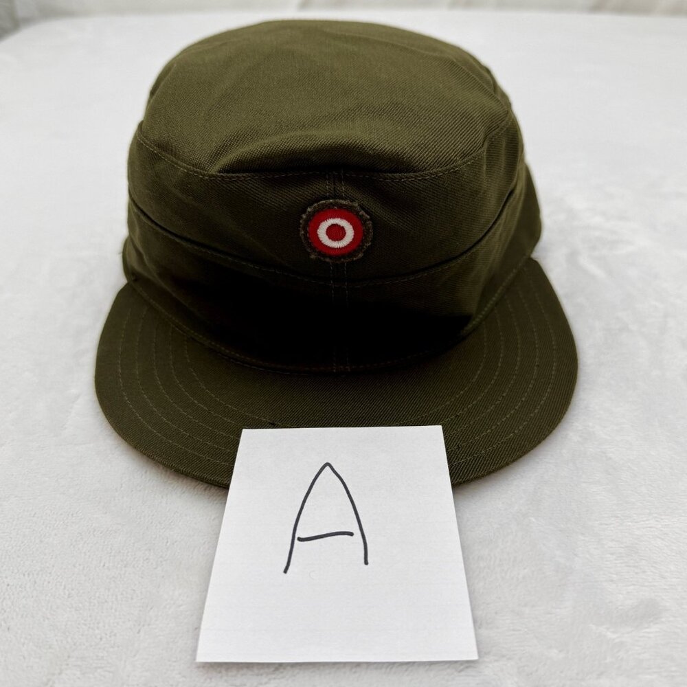 Austrian Military Field Cap Hat Green Slama Wein Heereseigentom HBA 2004 (A)
